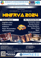 MINERVA 2024 National Level Technical Symposium Poster